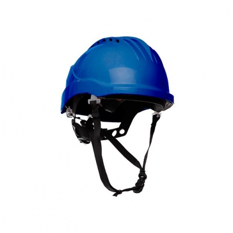 CASCO CURRO AZUL CON BARBIJO CLIMAX EPP