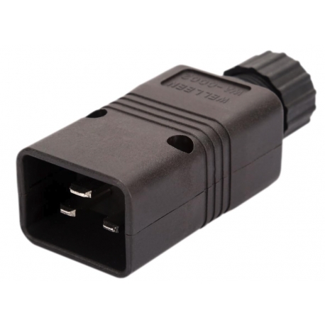 ADAPTADOR DE CORRIENTE IEC 320 C20 250V AC 16A
