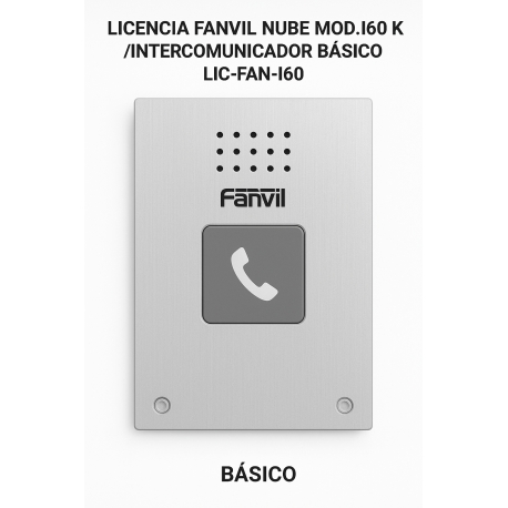 LICENCIA FANVIL NUBE MOD.I60 K / 5 USUARIOS