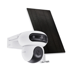 Kit Ezviz HB90 doble lente 2K con panel solar