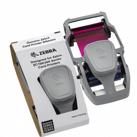 Cinta de impresora YMCKO (serie Zebra ZC300, 200)