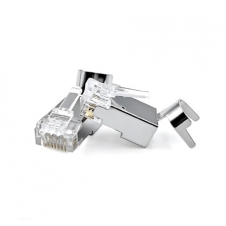 Terminal Lantek RJ45 plug CAT6A Blindado