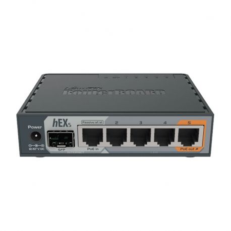 Router Mikrotik Hex S 5 Puertos GigE Ethernet,WAN