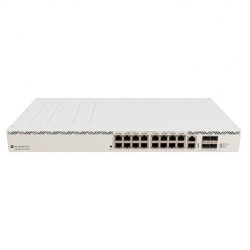 Switch 16 puertos, 8 PoE+ y 8 PoE++ Mikrotik