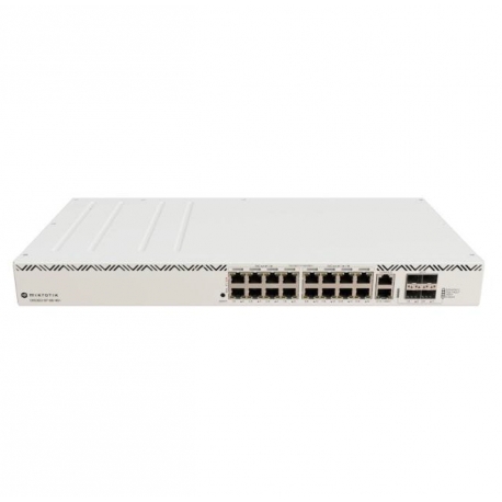 Switch 16 puertos, 8 PoE+ y 8 PoE++ Mikrotik