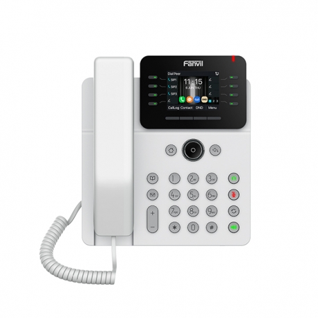 TELEFONO FANVIL IP EMPRESARIAL POE BLANCO 12 LINEA