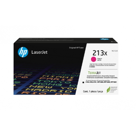 Cartucho de tóner original HP LaserJet 213X Magent