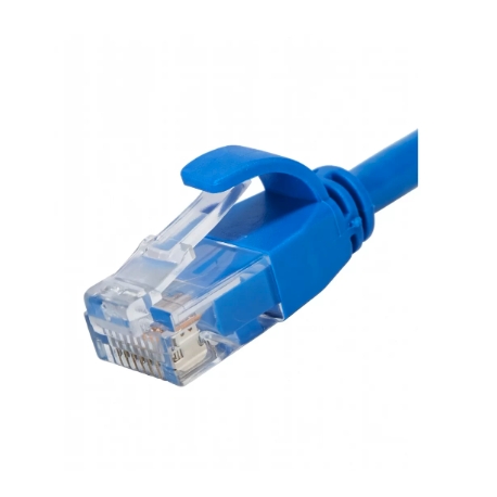 Patch Cord Cat6A azul 1FT REDONDO Pack 5 Unidades