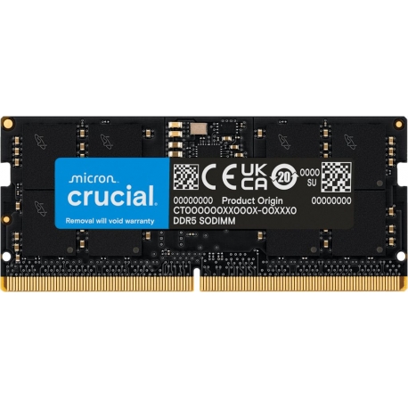 MEMORIA RAM DDR5 16GB SODIMM CRUCIAL 5600MHZ