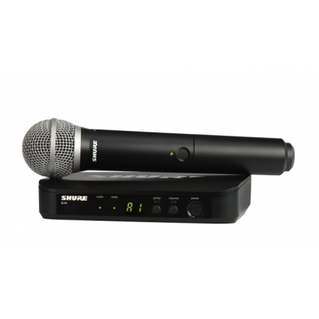 SISTEMA DE MANO INALAMBRICO SHURE BLX24PG58J11
