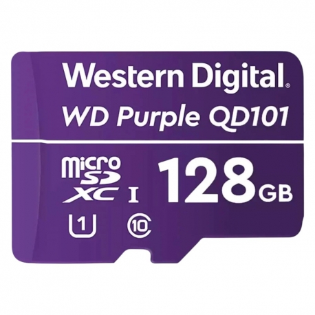 Micro SDXC v30- 128GB UHS-I U3 Purple WD