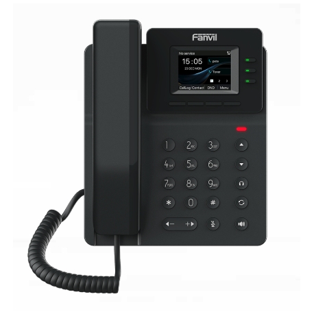 TELEFONO FANVIL IP 4 LÍNEAS SIP CON PANTALLA A COL