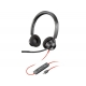 HEADSET POLY BLACKWIRE 3320-M USB-C/A