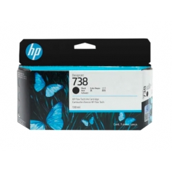 HP 738 130-ml Black DesignJet Ink Cartridge