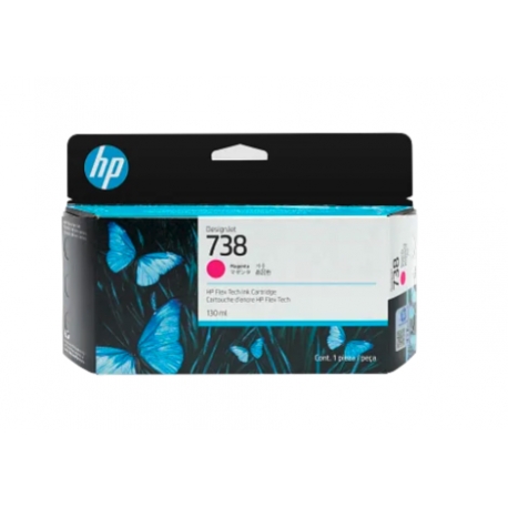 HP 738 130-ml Magenta DesignJet Ink Cartridge