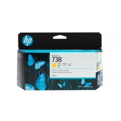 HP 738 130-ml Yellow DesignJet Ink Cartridge