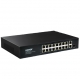 Switch Lantek 16 FE PoE++ / 2GE + 1SFP uplink