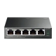 SWITCH TP LINK 5 PUERTOS RJ45 GIGABIT 4P POE+ Giga