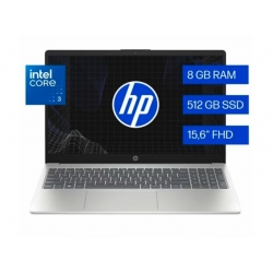 HP NOTEBOOK 15.6" INTEL CORE 3 100U 8GB DDR5 512GB