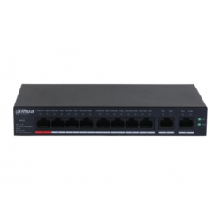 SWITCH CLOUD DAHUA 8 POE GIGA +2 RJ45 UPLINK 110W