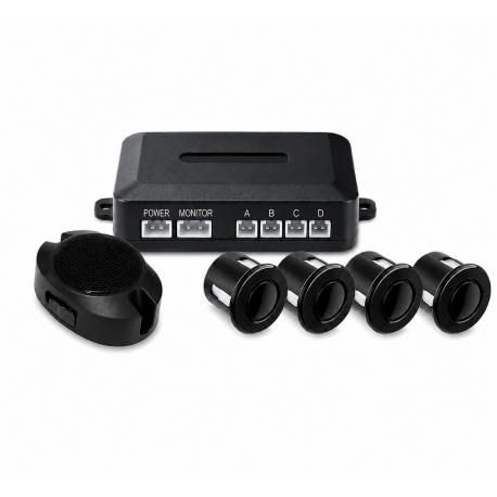 SENSOR DE RETROCESO CON BUZZER / 4 SENSORES 12V