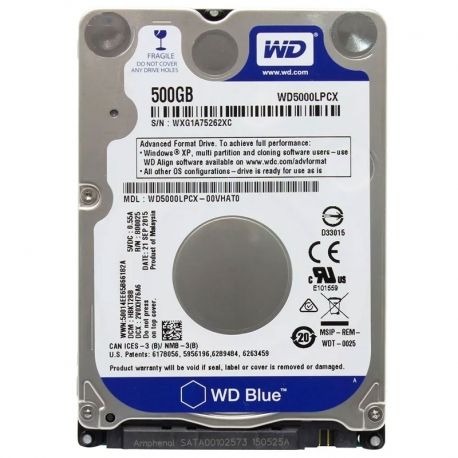 Disco Interno Western Digital Blue 500GB 2.5