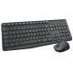 Teclado y Mouse Logitech MK235 Anti Agua USB Negro