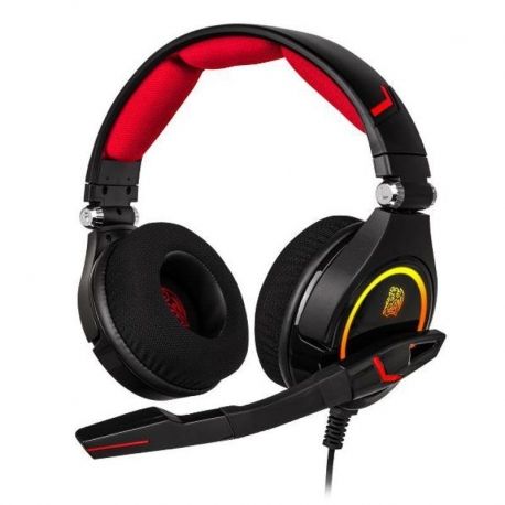 Audífono Ttesports Cronos RGB 7.1 Gamer USB Negro