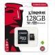 Tarjeta Micro SD Kingston Canvas 128GB UHS-I 180MB