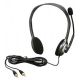 Headsets Logitech Gamer 3.5 mm Negro