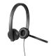 Headsets Logitech H570e USB Negro