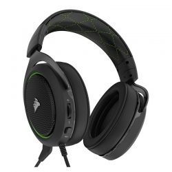 Audífonos Corsair Gaming Hs50 3.5 mm Negro/Verde