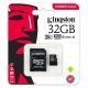 Tarjeta Micro SD Kingston Canvas Select 32GB 80MB
