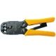 Crimpeadora Newlink RJ11 y RJ45 Metálica Amarilla