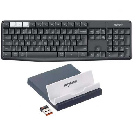 Teclado Logitech K375s Bluetooth Negro ES