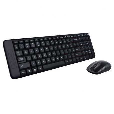 Teclado y Mouse Logitech MK220 Wireless 2.4 Ghz ES