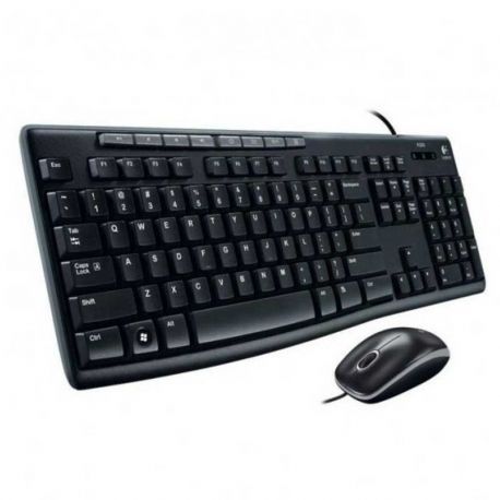 Teclado y Mouse Logitech MK200 USB ESP