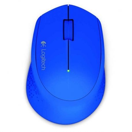 Mouse Logitech M280 Diestro Óptico 2.4 GHz Azul