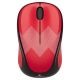 Mouse Logitech M317C Óptico 3 2.4 GHz Rojo Zigzag
