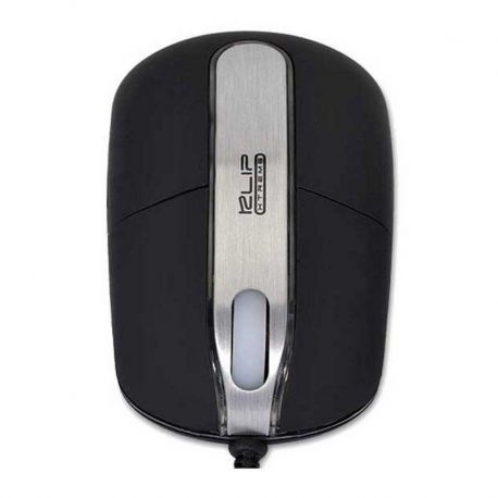 Mouse Klip Xtreme MM-3315-C PS/2 USB Negro