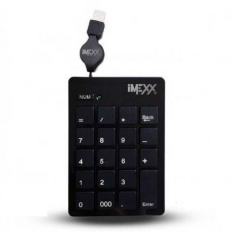 Teclado Numérico IMEXX 20365 USB Negro