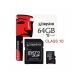 Memoria SD Kingston UHS-I10 64GB SDXC 45MB/seg