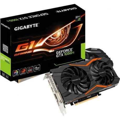 Tarjeta de Video Gigabyte GTX1050Ti OC 4GB 3xHDMI