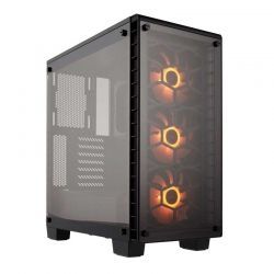 Torre Media Corsair ATX Crystal Series 460X Negro