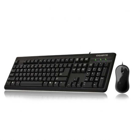 Teclado y Mouse GIGABYTE GK-KM3100 USB Negro