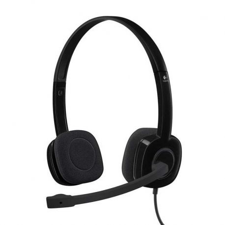 Headsets Logitech H151 estéreo 3.5 mm Negro