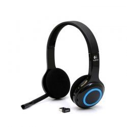 Headsets Logitech Wireless Headset USB Negro