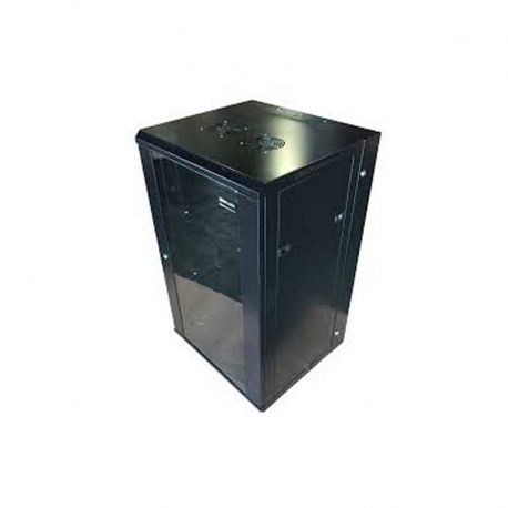 Gabinete Newlink 19' 2 Abanicos 45Kg Puerta Vidrio