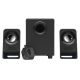 Parlante Logitech Pc 3.5 mm altavoces 2.1 Negro