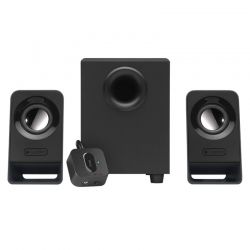 Parlante Logitech Pc 3.5 mm altavoces 2.1 Negro